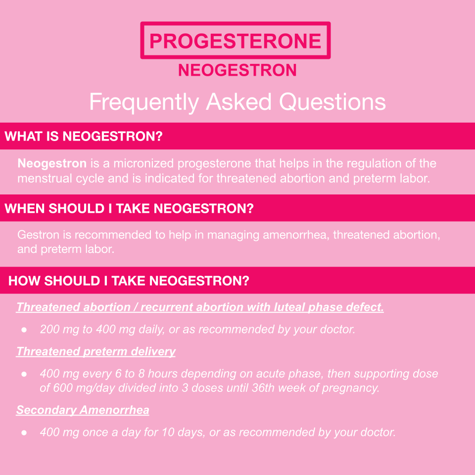 Neogestron Box of 100s | Prescription Drug