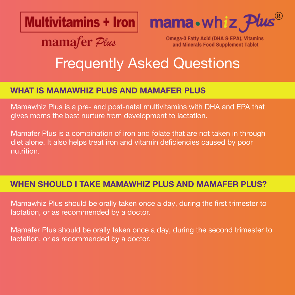 Maternal Duo: Mamafer Plus and Mamawhiz Plus