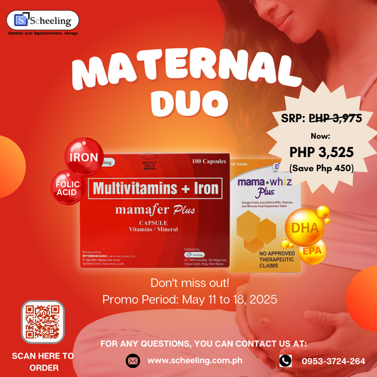 Maternal Duo: Mamafer Plus and Mamawhiz Plus